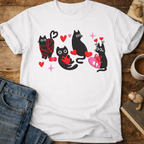 Valentine Cats T-Shirt