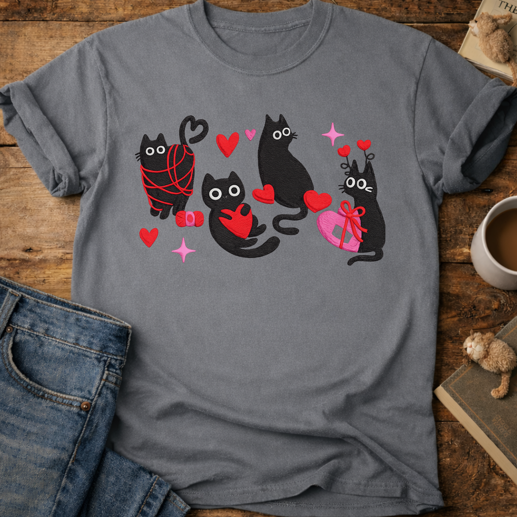 Valentine Cats T-Shirt