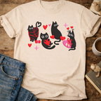 Valentine Cats T-Shirt