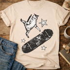 Skateboarding Cat T-Shirt