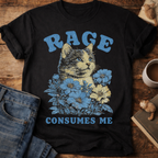 Rage Consumes Me Cat T-Shirt