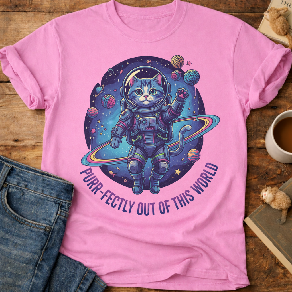 Astronaut Cat T-Shirt