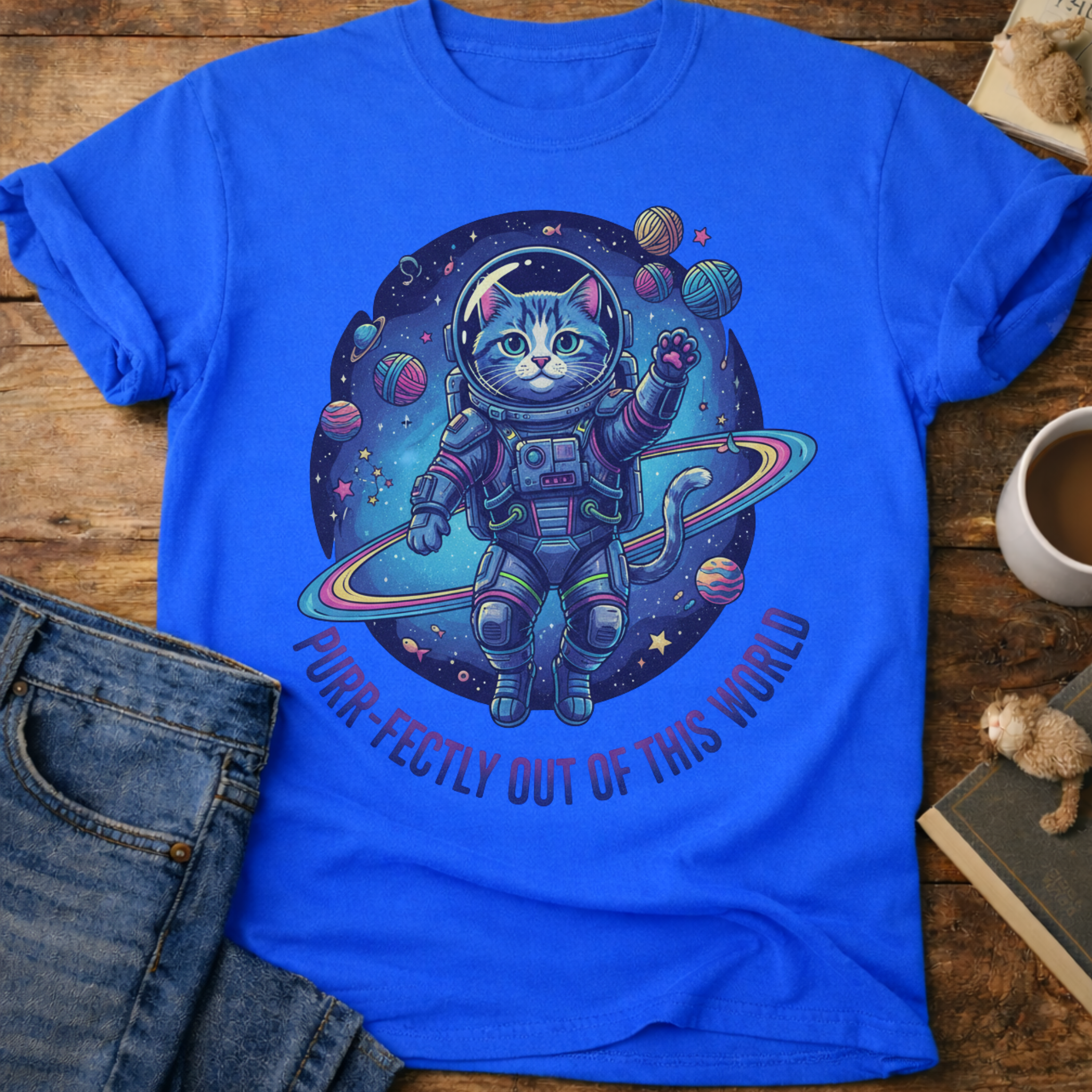 Astronaut Cat T-Shirt