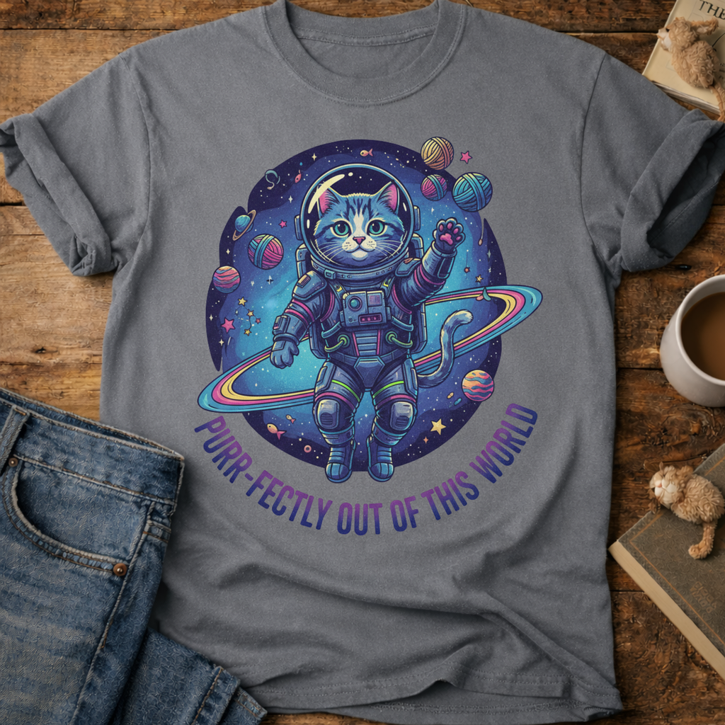 Astronaut Cat T-Shirt