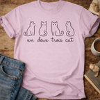 Un, Deux, Trois Cat T-Shirt
