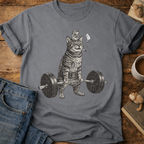 Weightlifting Cat T-Shirt