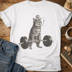 Weightlifting Cat T-Shirt