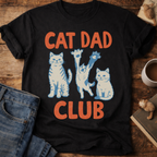 Cat Dad Club T-Shirt
