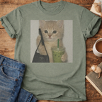 Cute Cat with Matcha T-Shirt