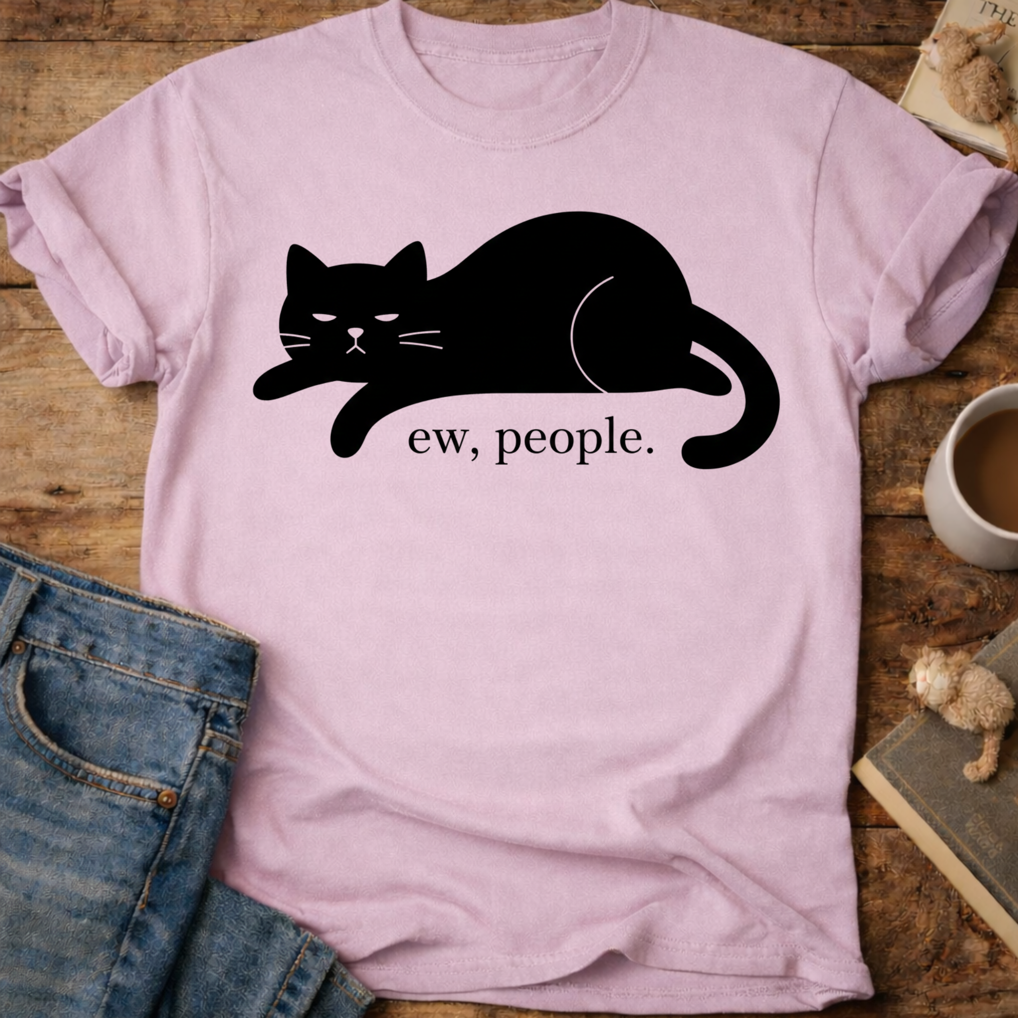 Ew, people Cat T-Shirt