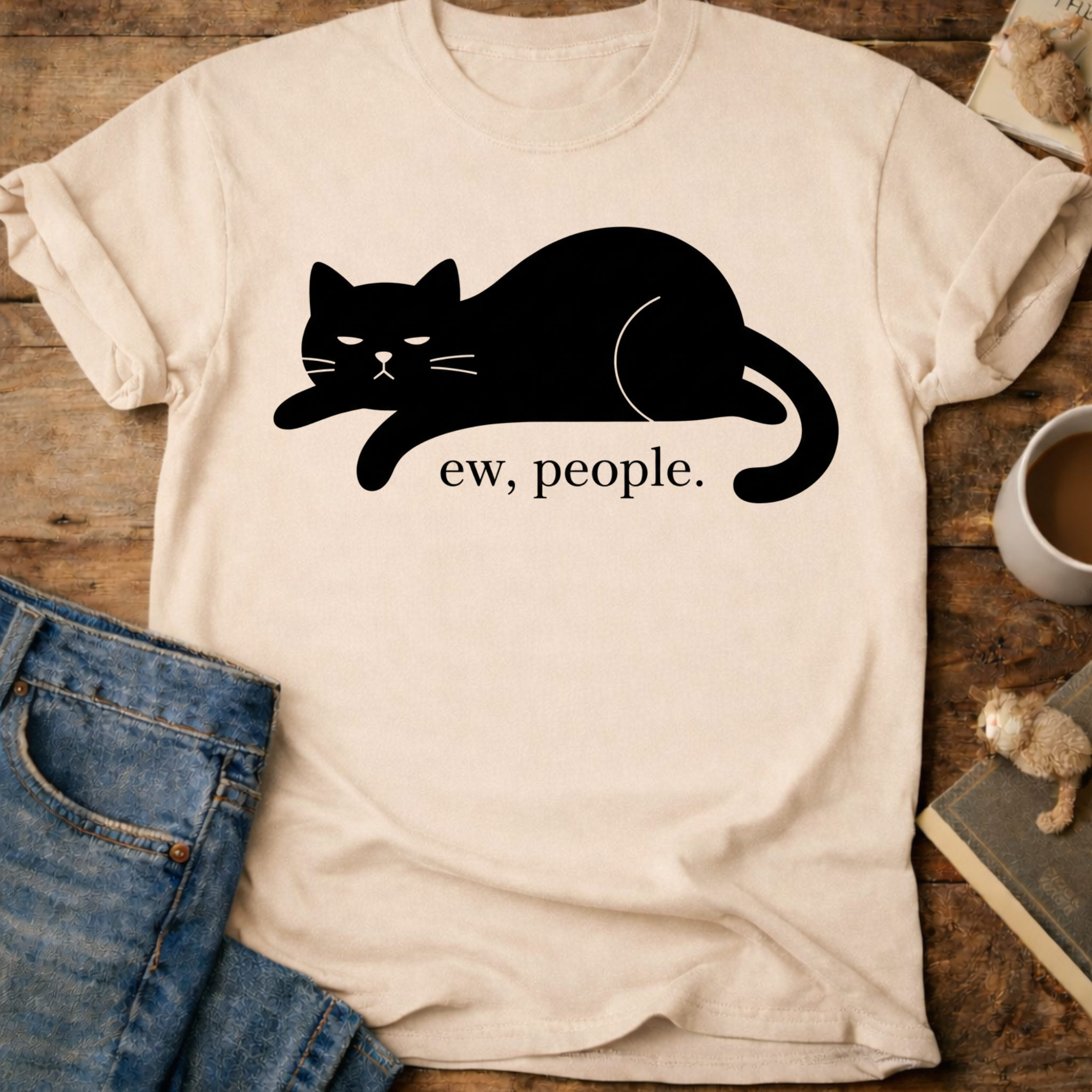 Ew, people Cat T-Shirt