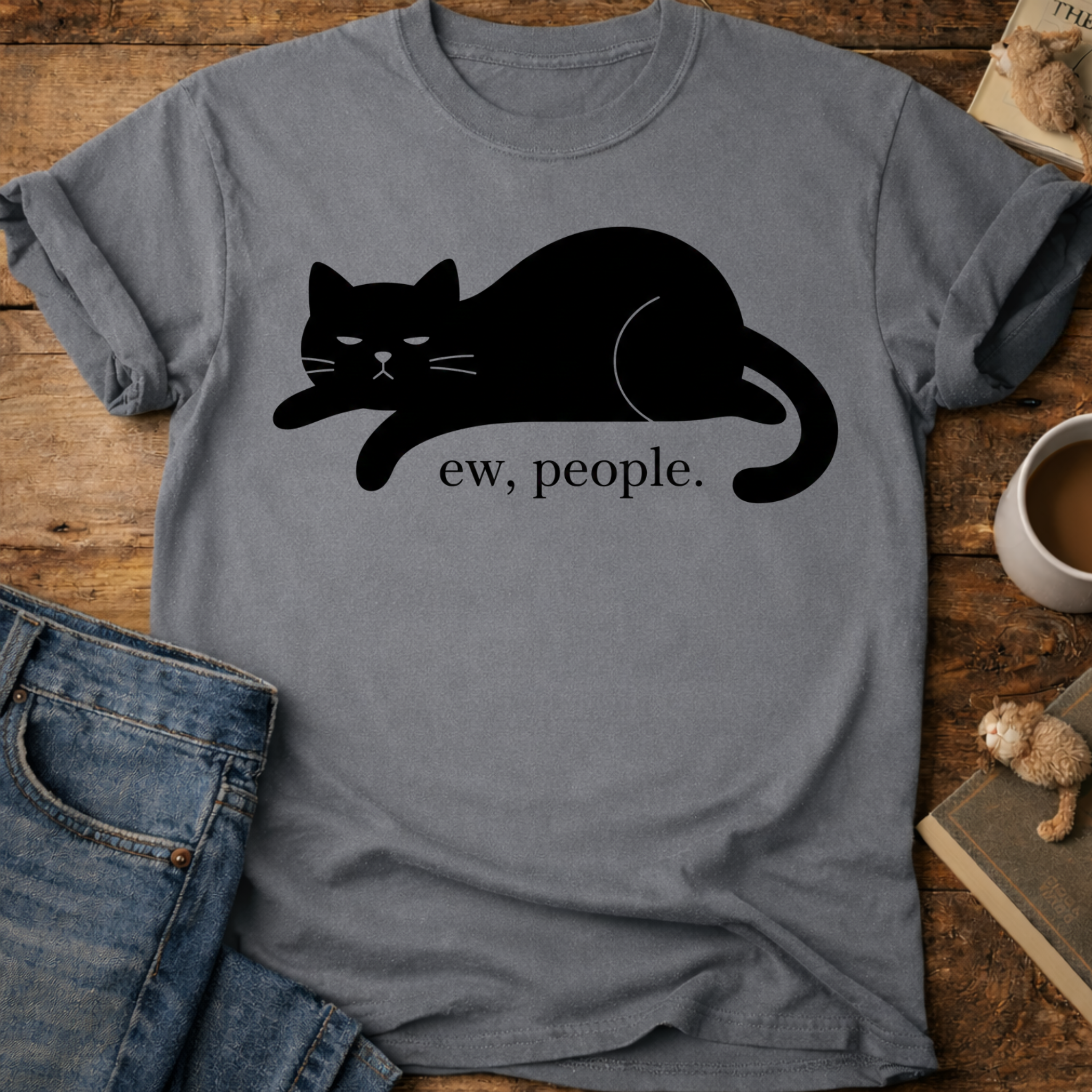 Ew, people Cat T-Shirt