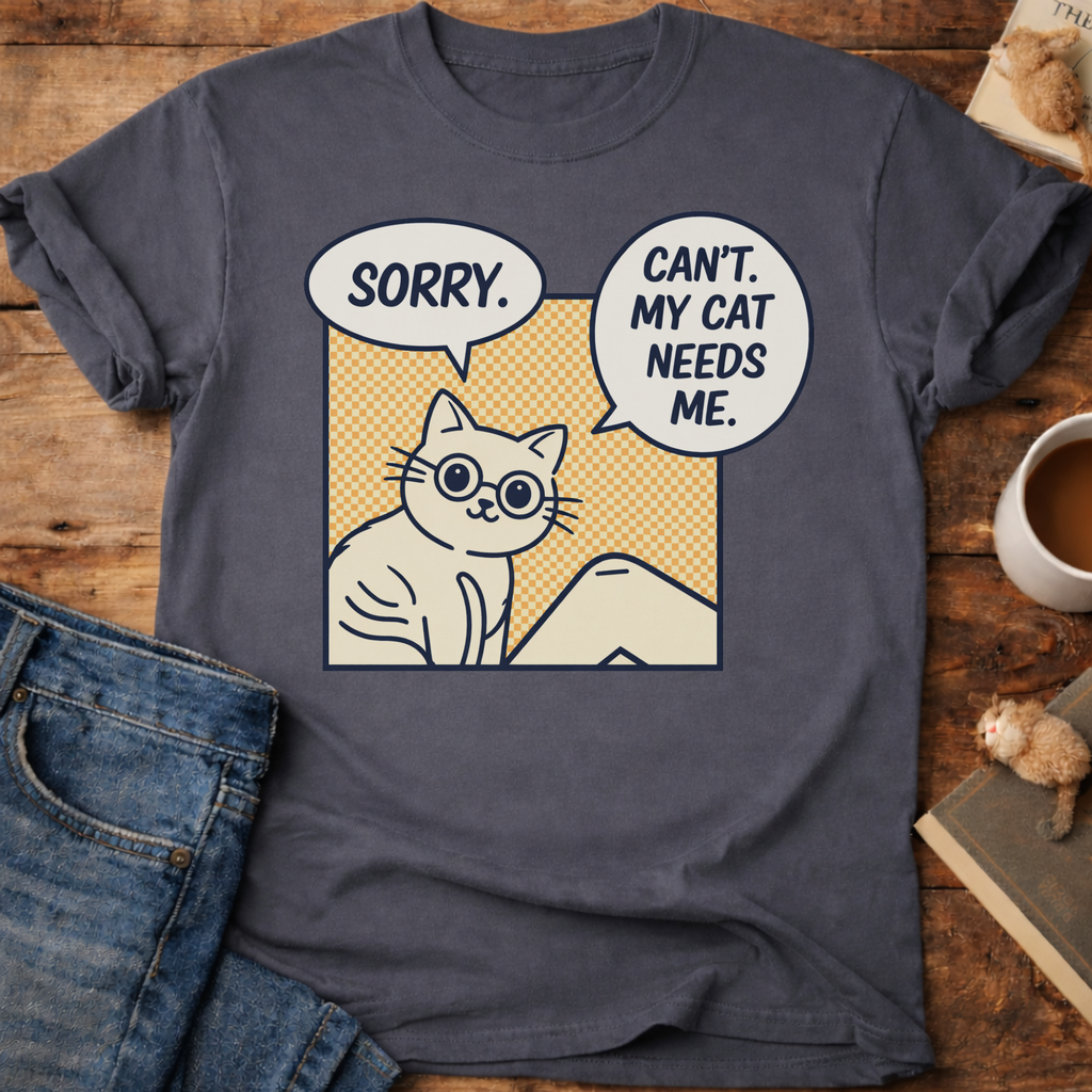 Comic Cat T-Shirt