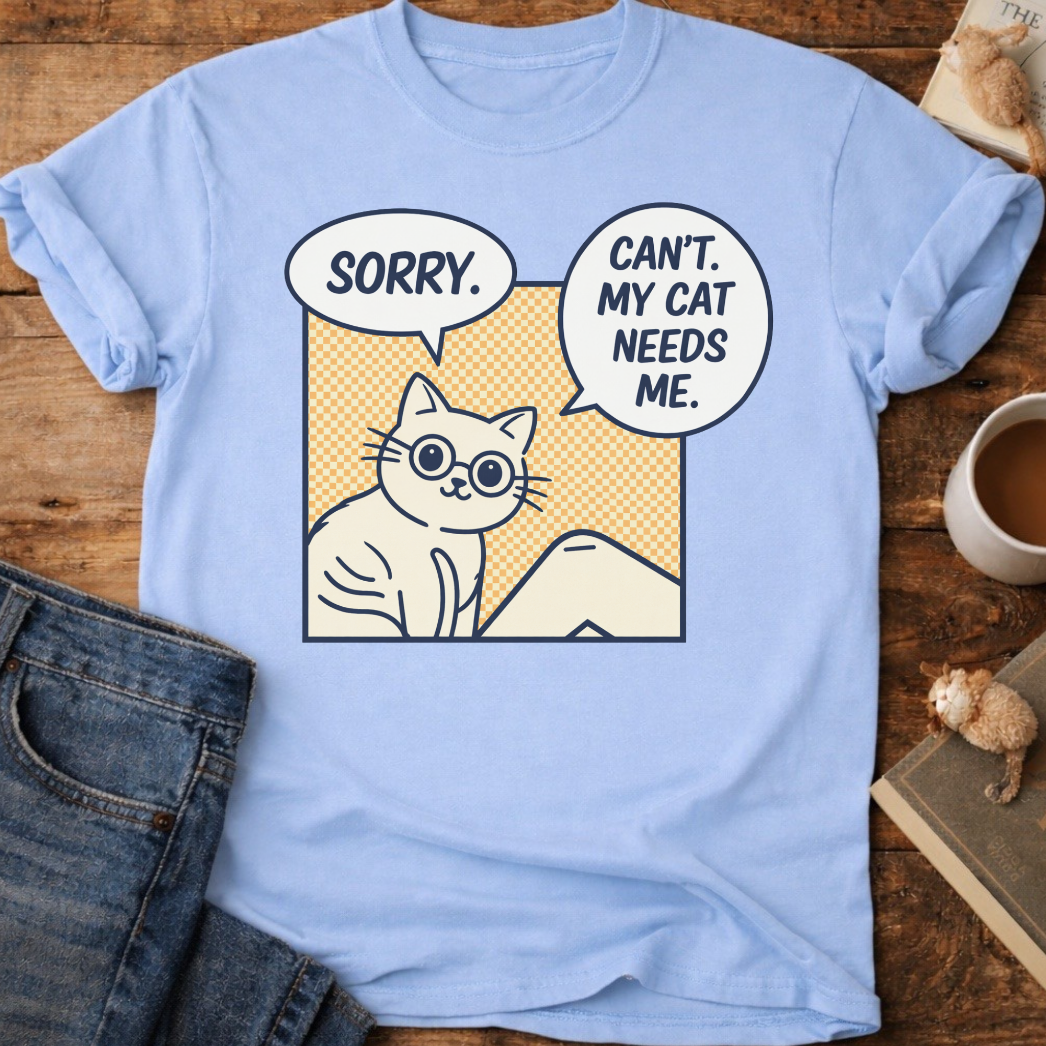 Comic Cat T-Shirt