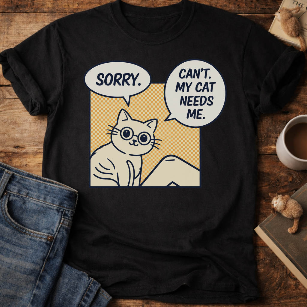 Comic Cat T-Shirt