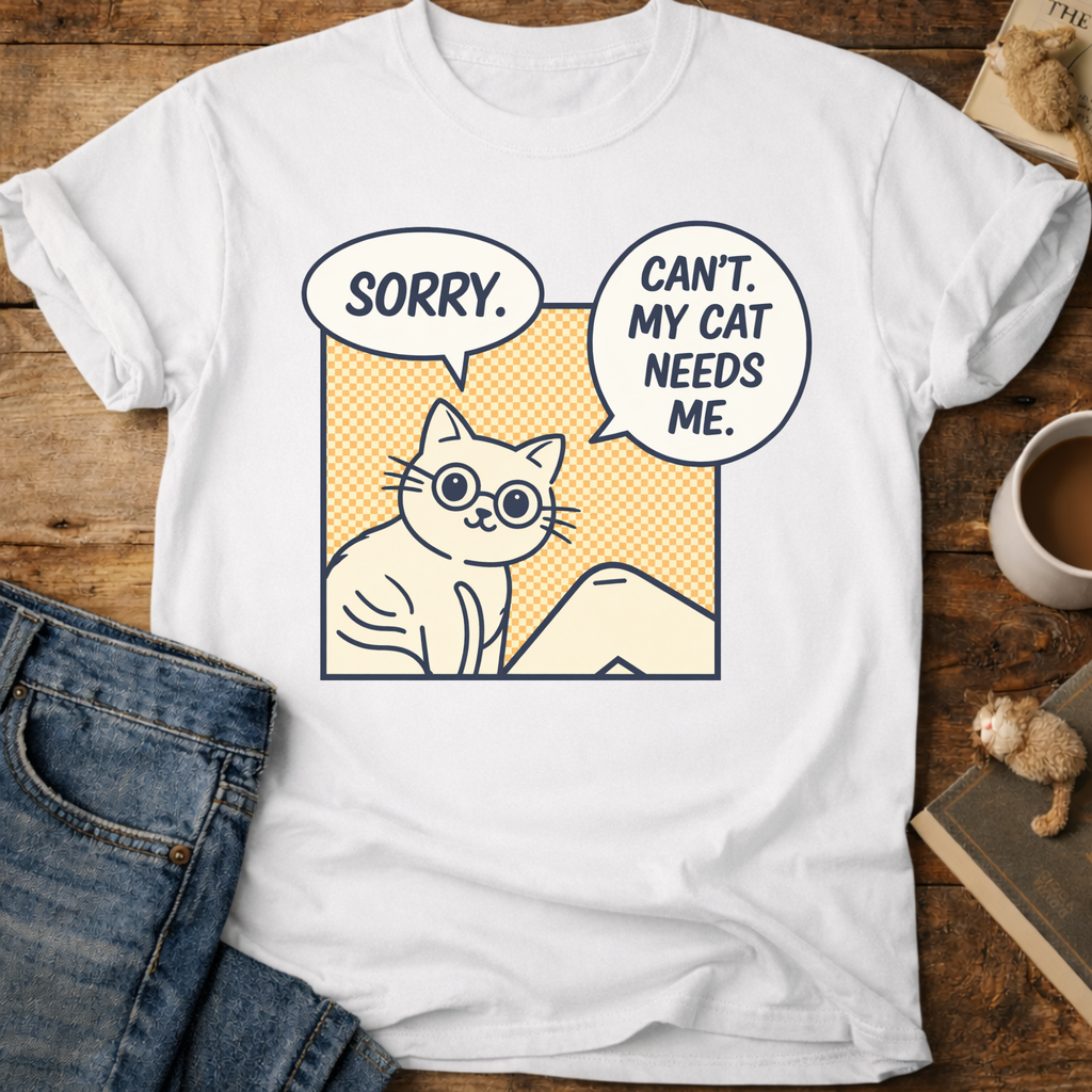 Comic Cat T-Shirt