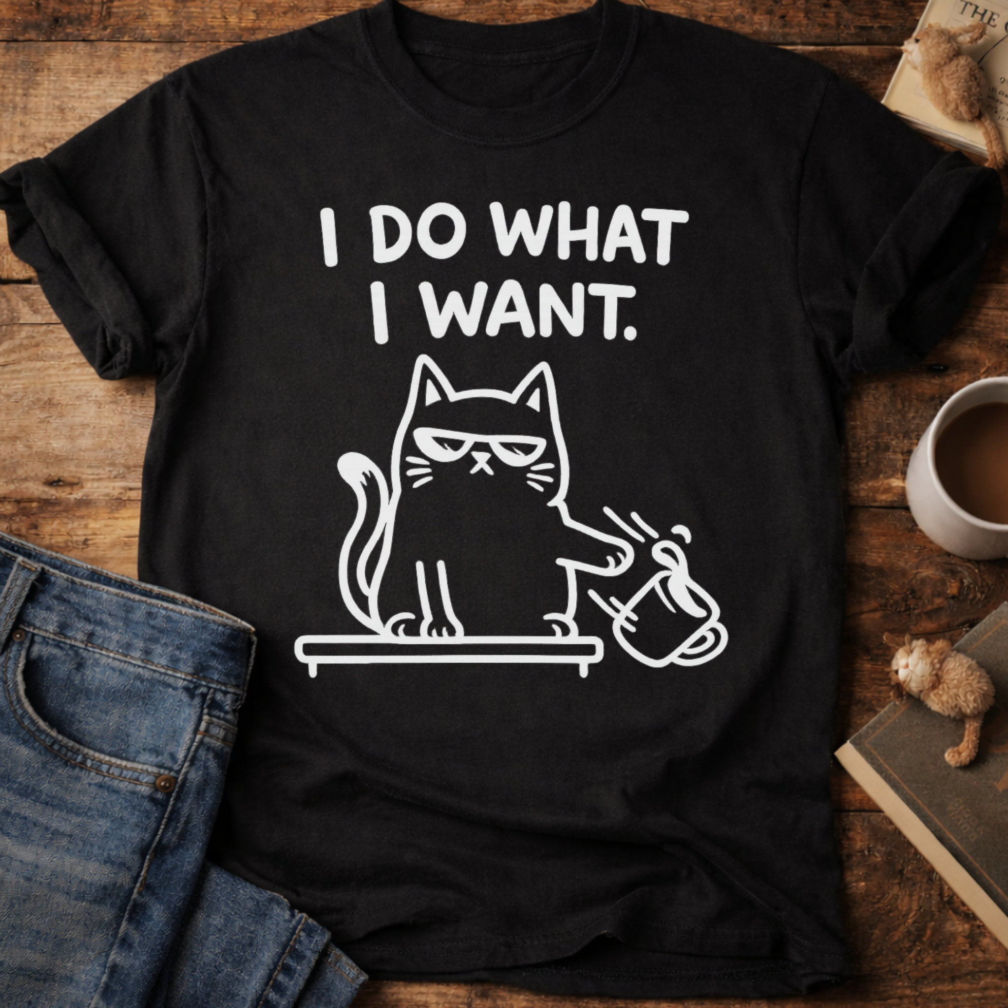 I Do What I Want Cat T-Shirt