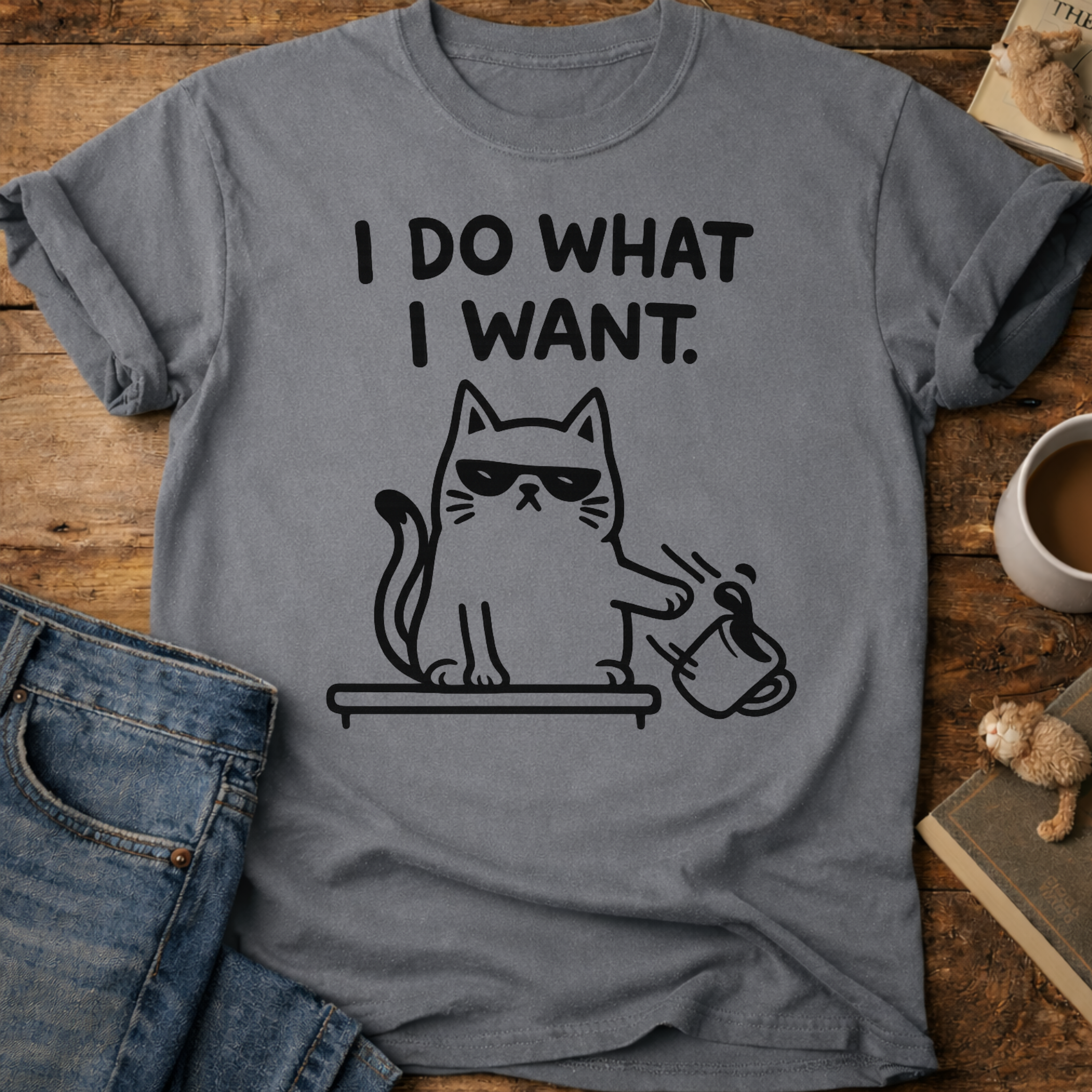 I Do What I Want Cat T-Shirt