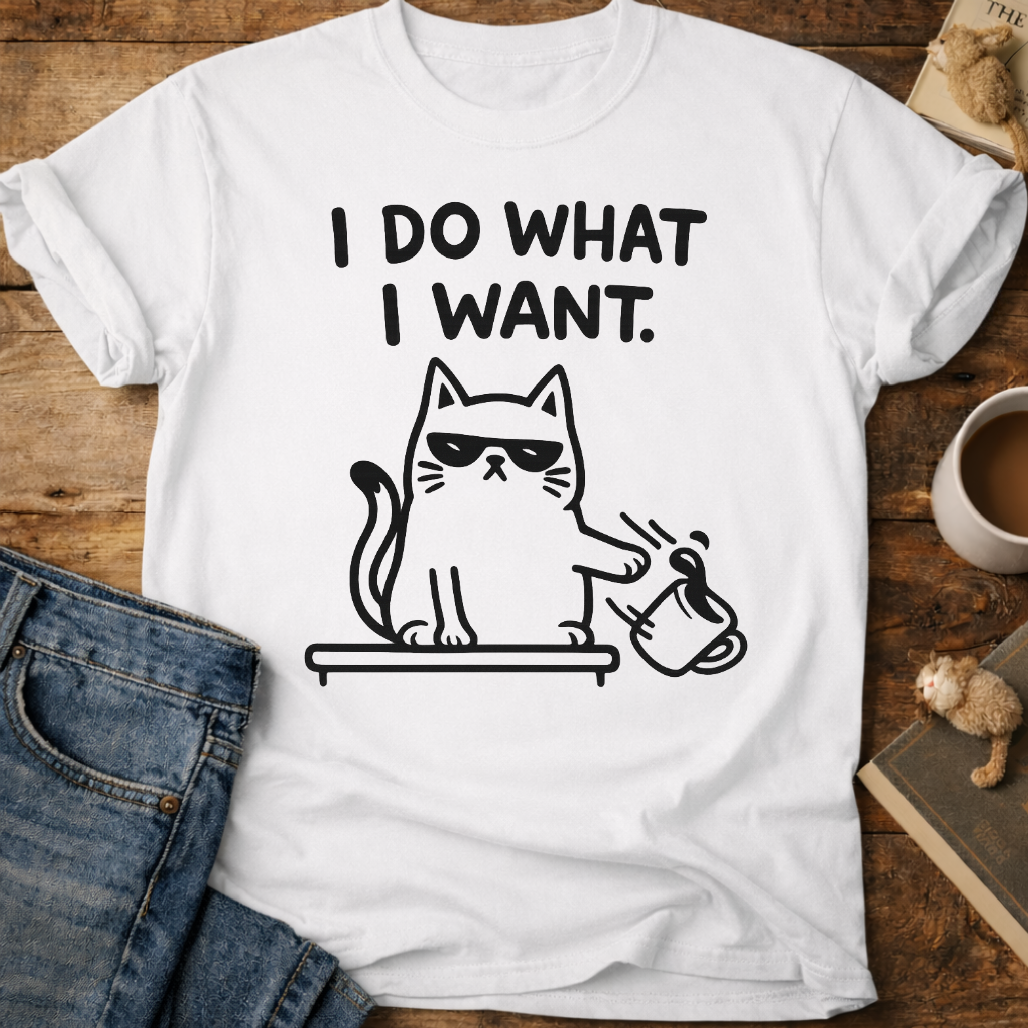 I Do What I Want Cat T-Shirt