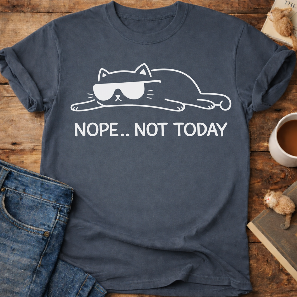 Cat 'Nope... Not Today' T-Shirt