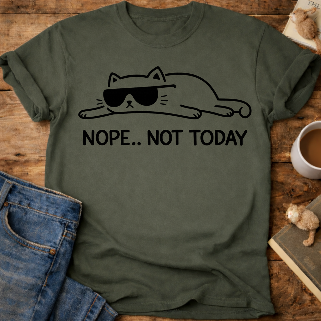 Cat 'Nope... Not Today' T-Shirt