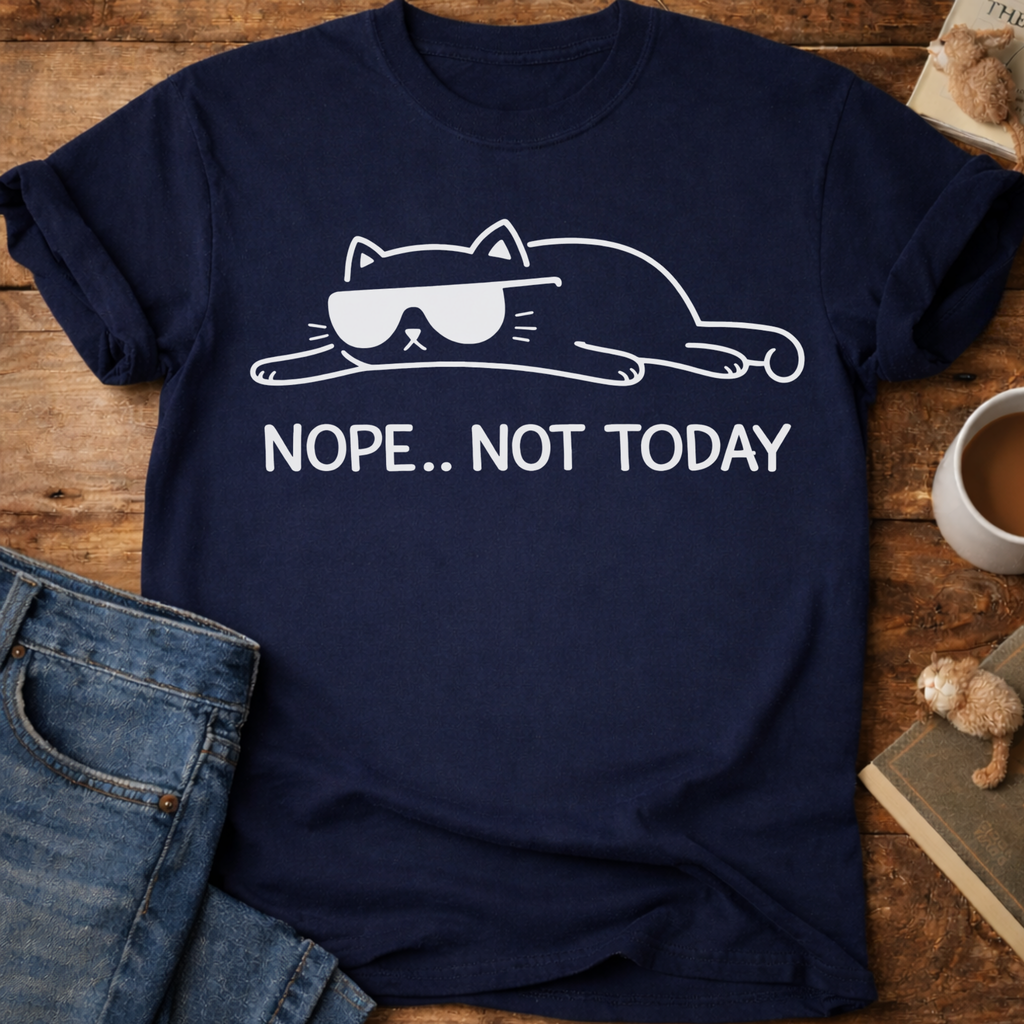 Cat 'Nope... Not Today' T-Shirt