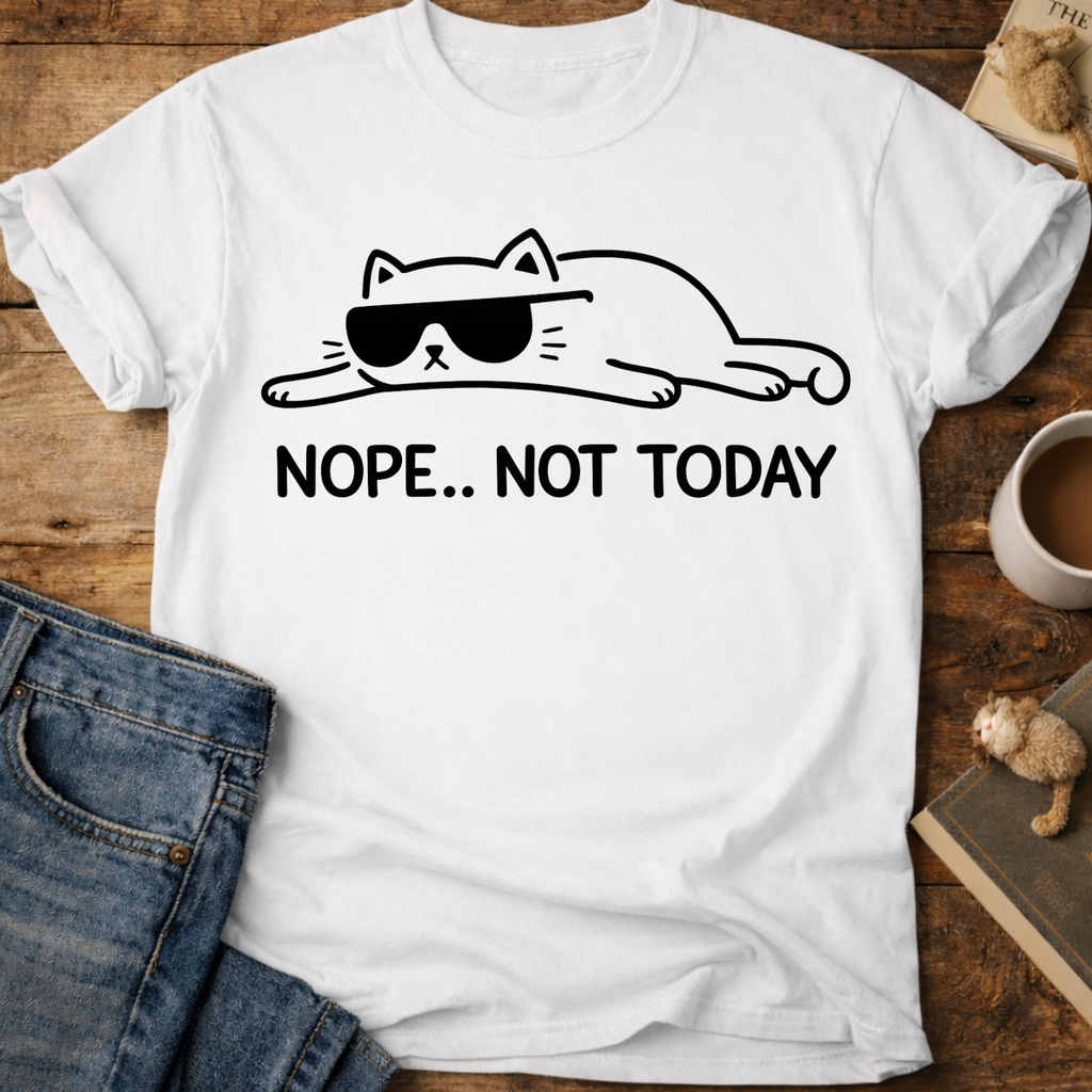 Cat 'Nope... Not Today' T-Shirt