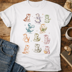 Rainbow Vintage Kittens T-Shirt