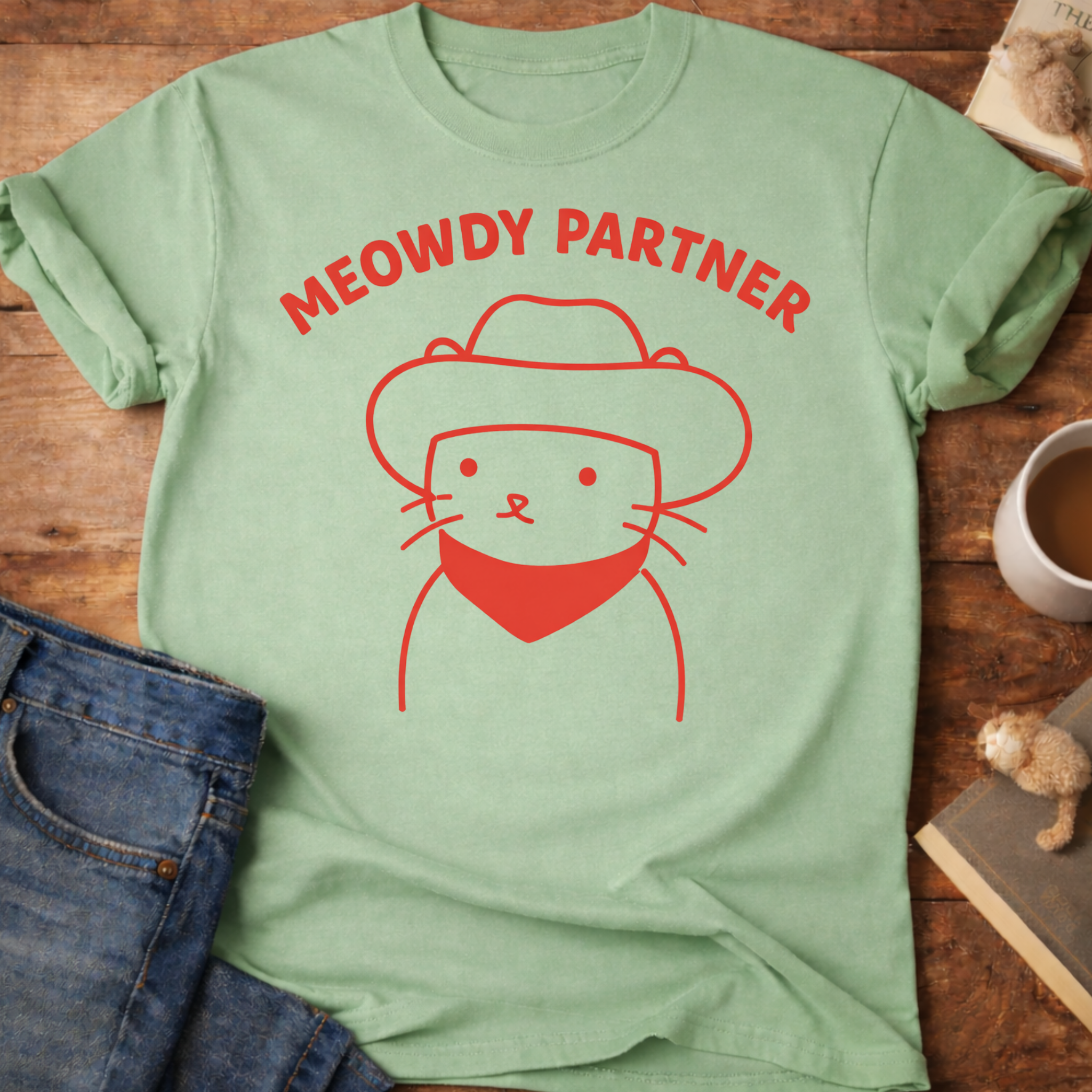 Meowdy Partner Cat T-Shirt