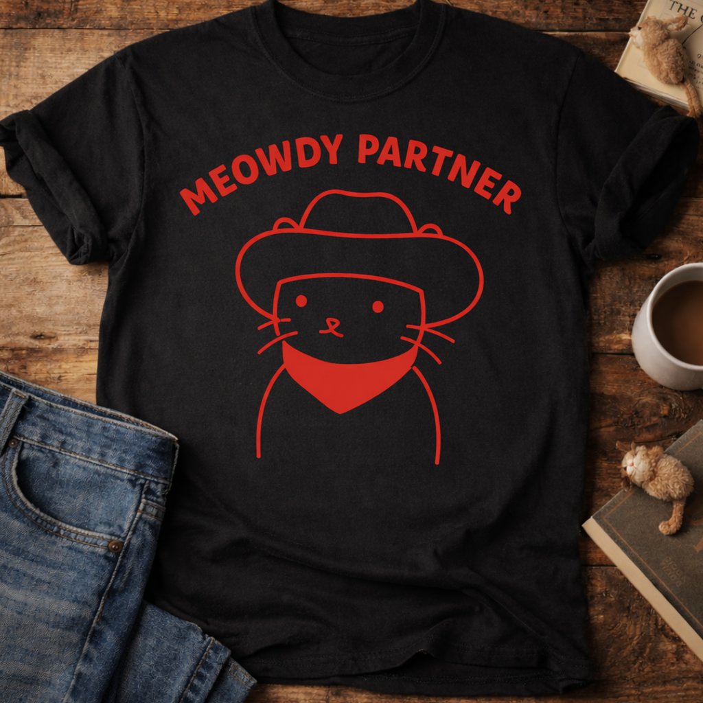 Meowdy Partner Cat T-Shirt