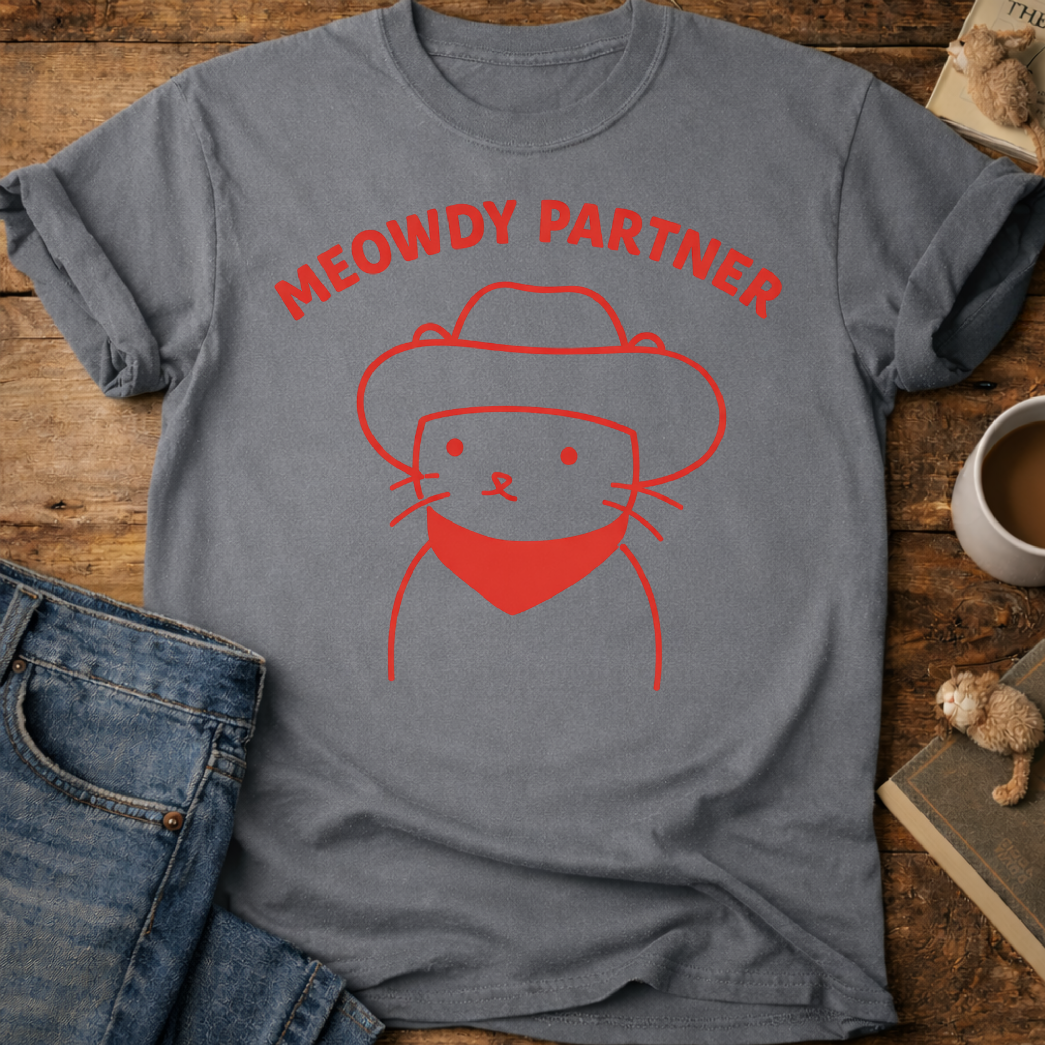 Meowdy Partner Cat T-Shirt