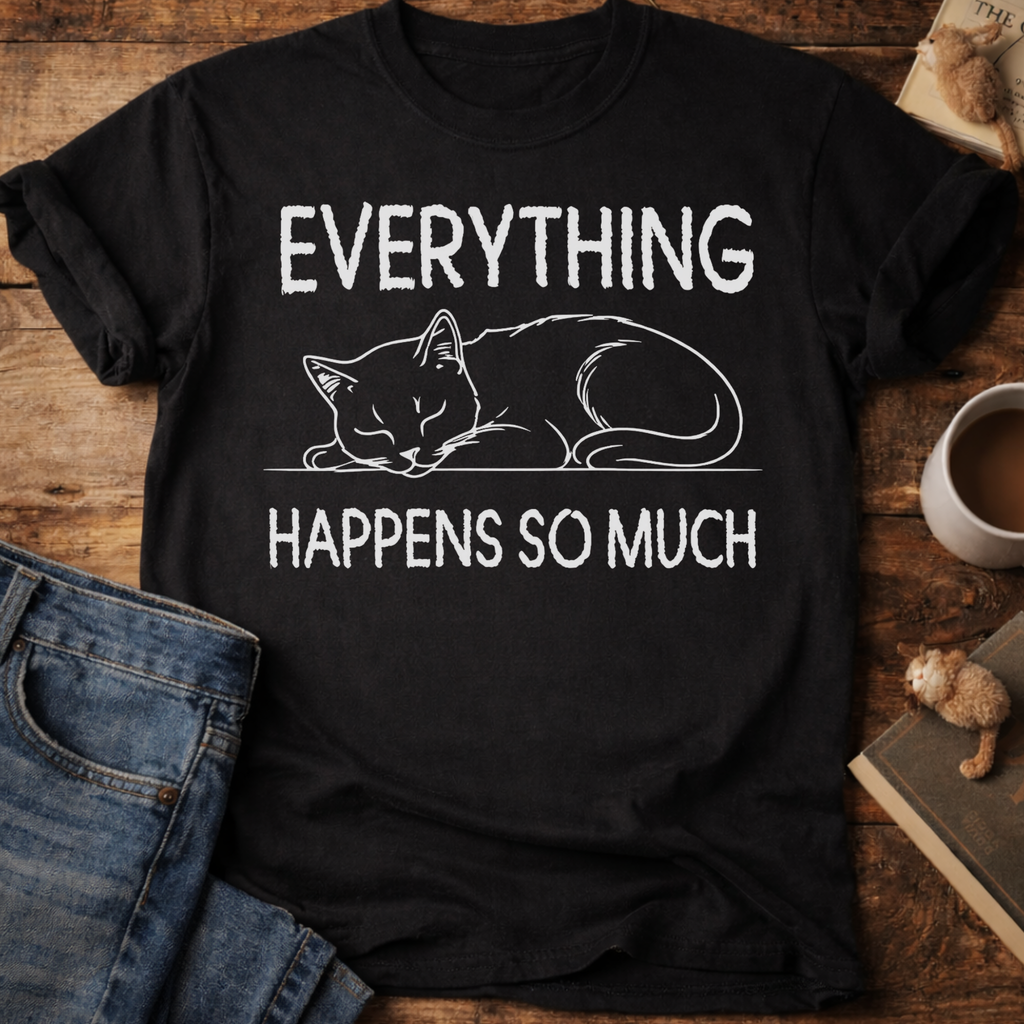 Everything Happens So Much Cat T-Shirt