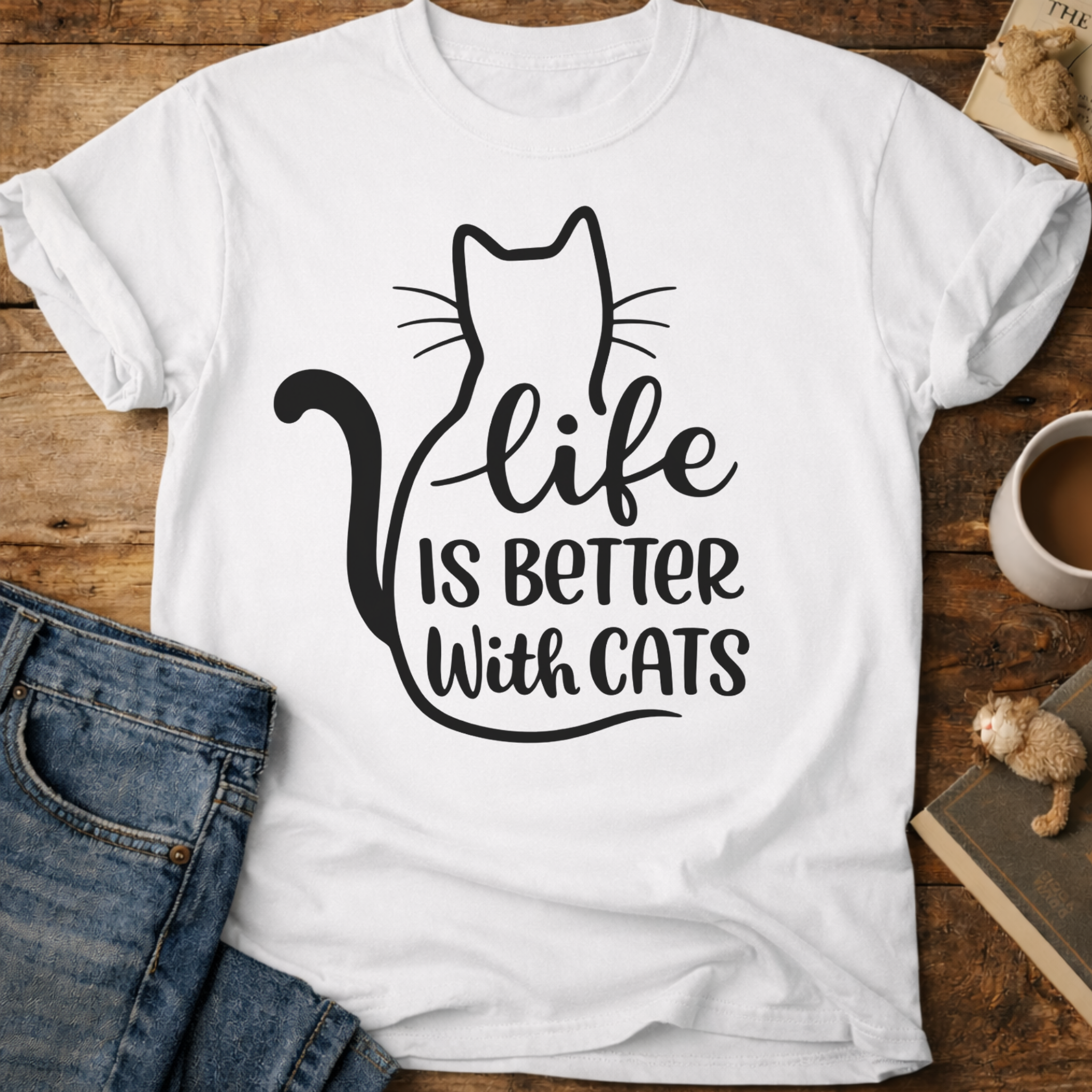 Life Is Better With Cats T-Shirt