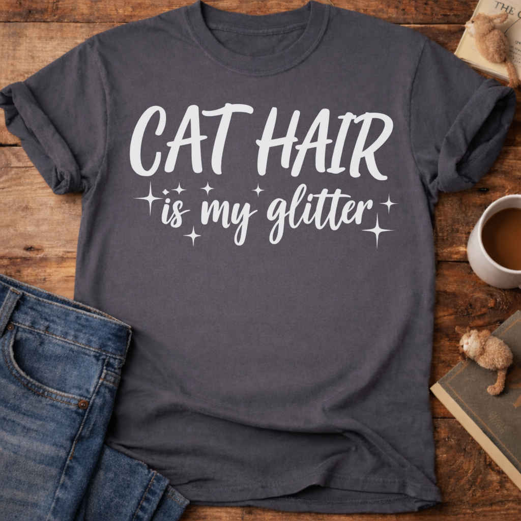 Cat Hair Is My Glitter T-Shirt