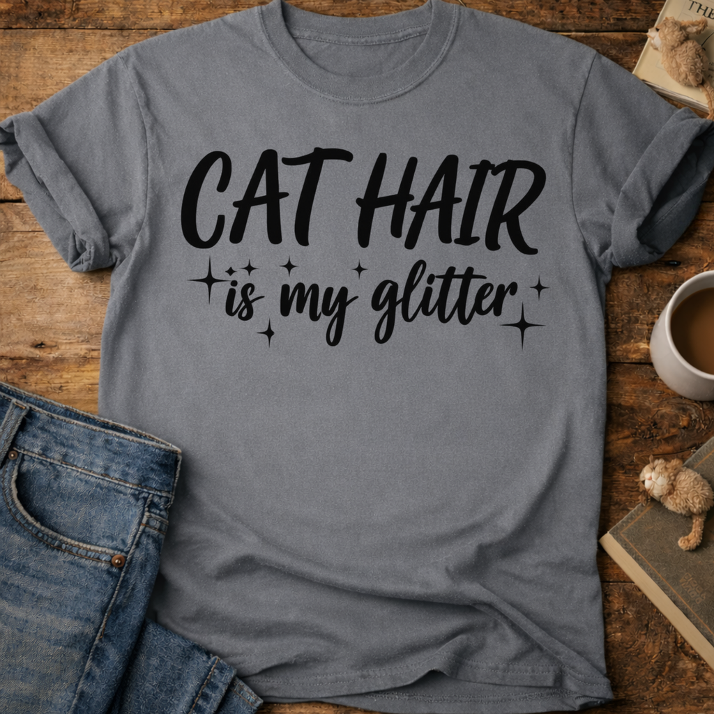 Cat Hair Is My Glitter T-Shirt