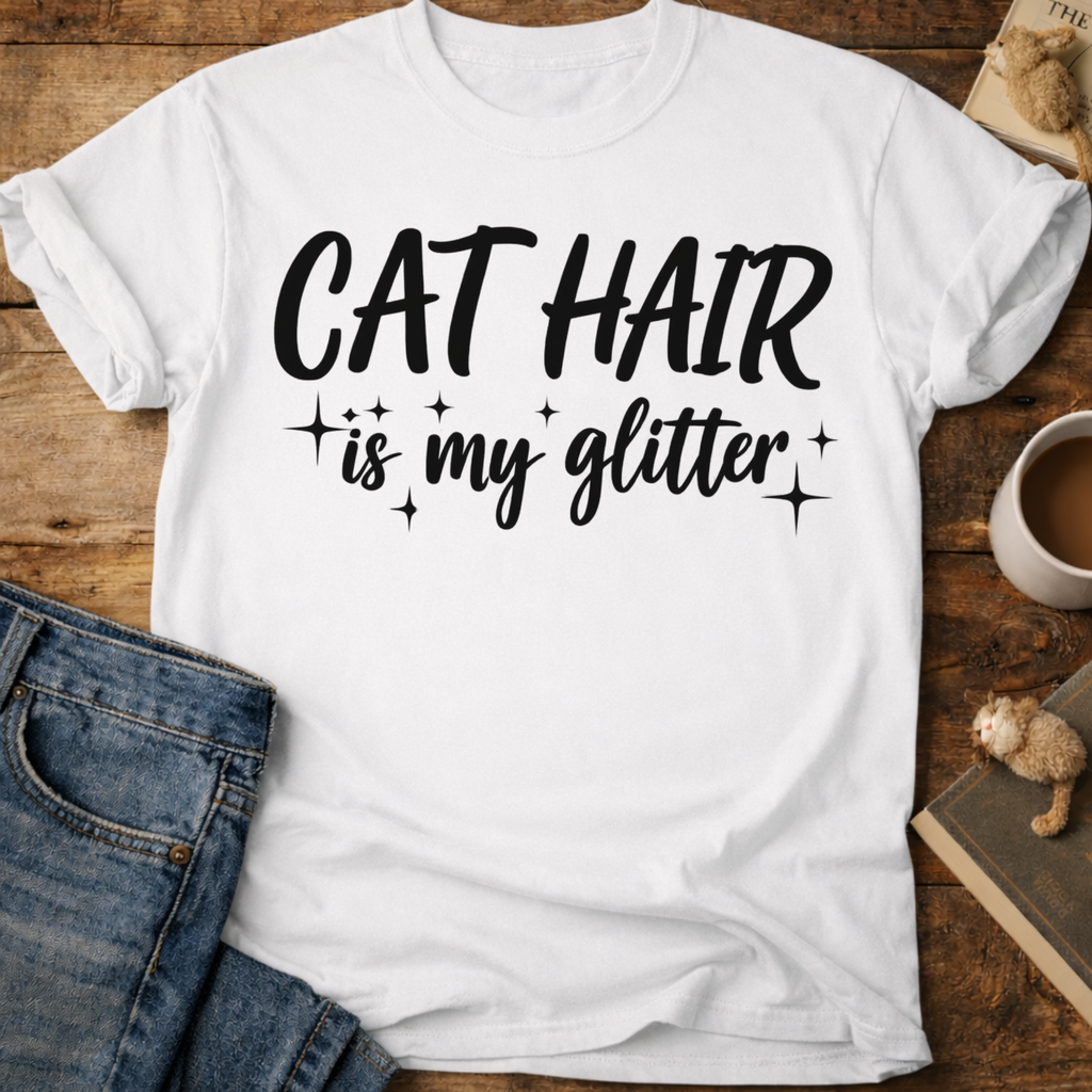 Cat Hair Is My Glitter T-Shirt