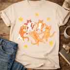 Orange Cats Dancing T-Shirt