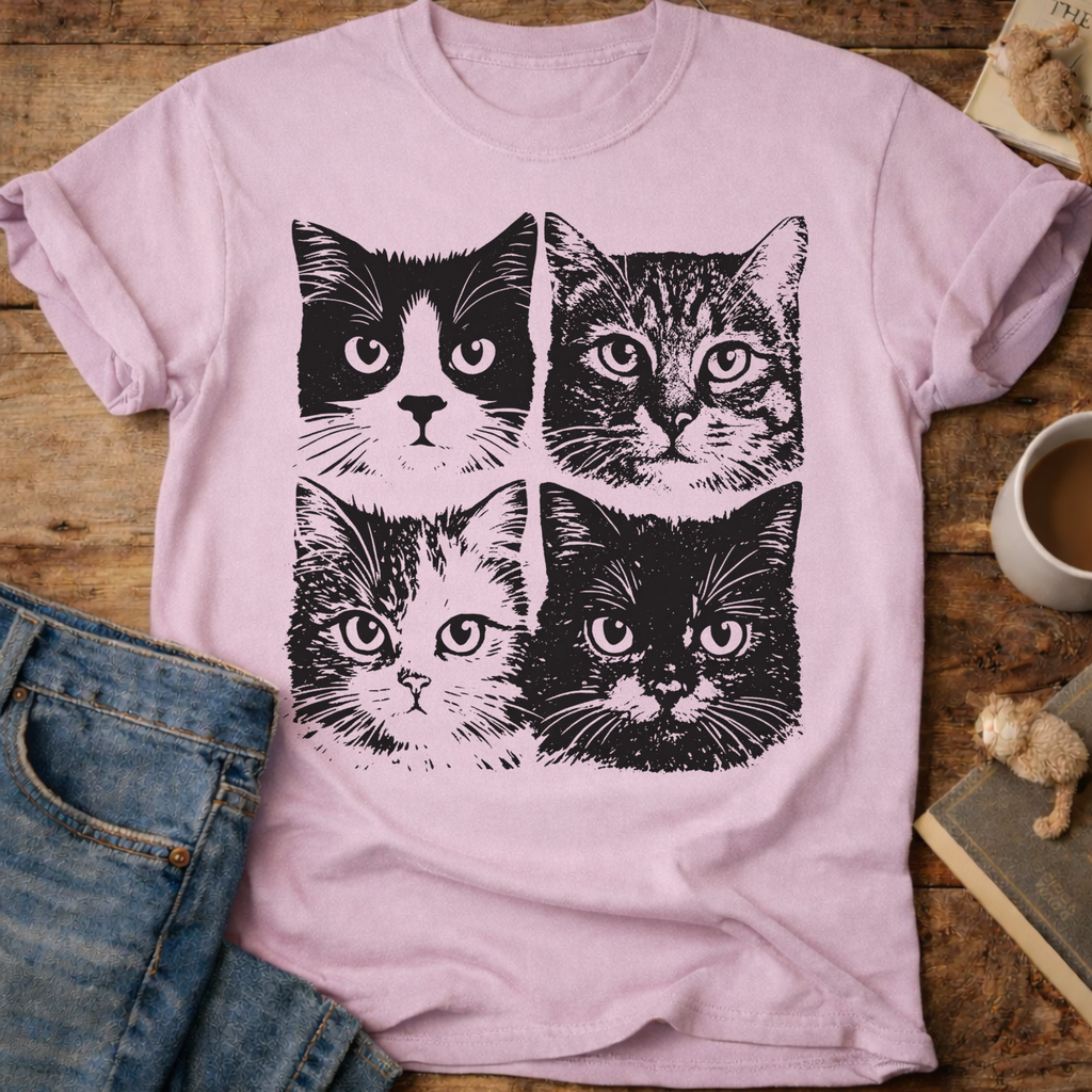 Cat Faces T-Shirt