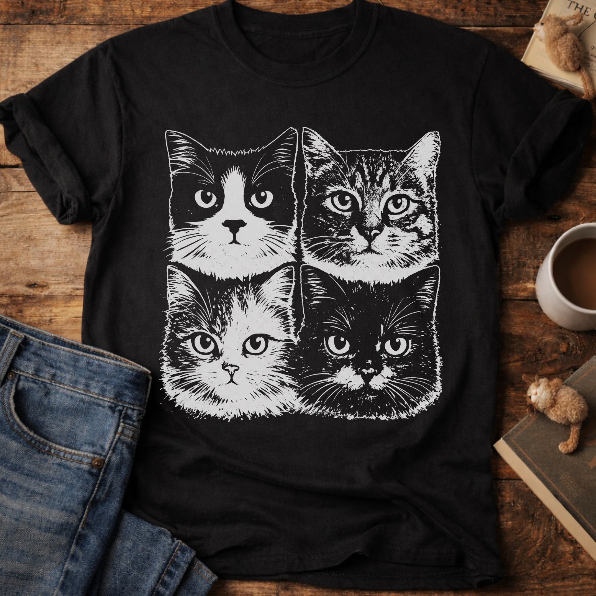 Cat Faces T-Shirt