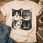 Cat Faces T-Shirt