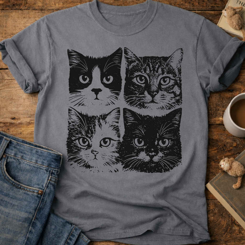 Cat Faces T-Shirt