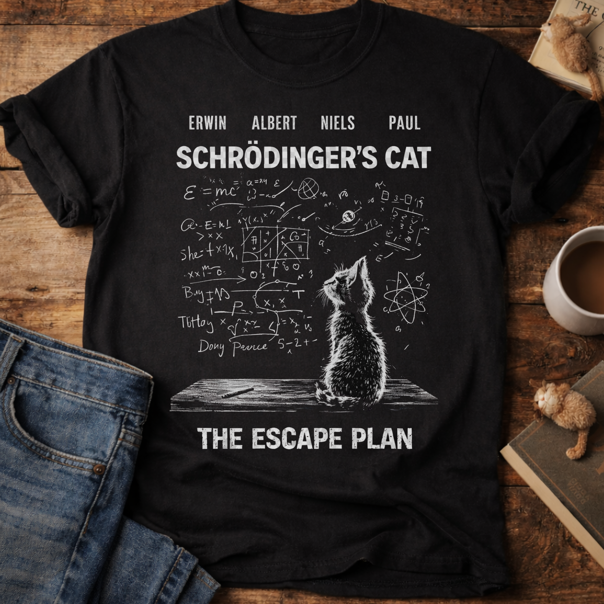 Schrödinger’s Cat The Escape Plan T-Shirt