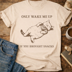 Only Wake Me Up If You Brought Snacks T-Shirt