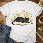 Cat on a Book T-Shirt