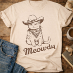 Meowdy Cowboy Cat T-Shirt