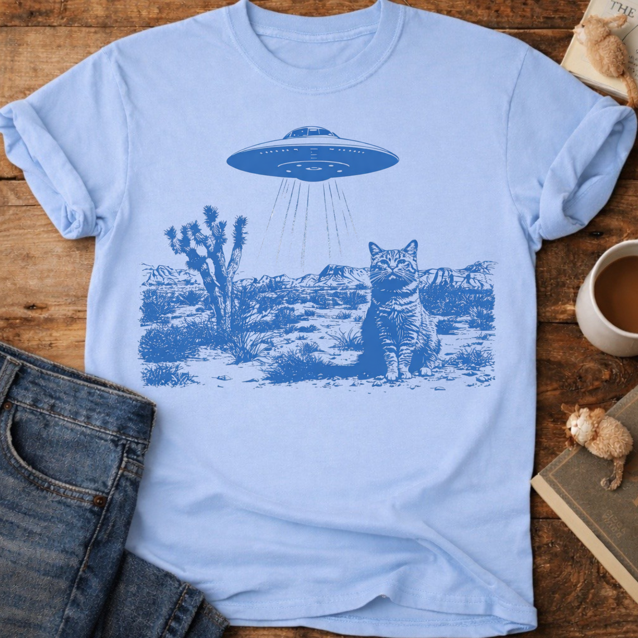 Cat In The Desert T-Shirt