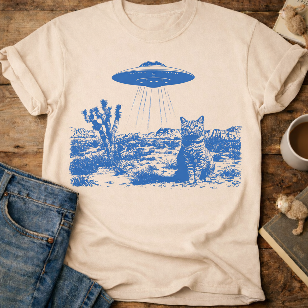 Cat In The Desert T-Shirt