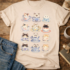 Kawaii Cats in Teacups T-Shirt