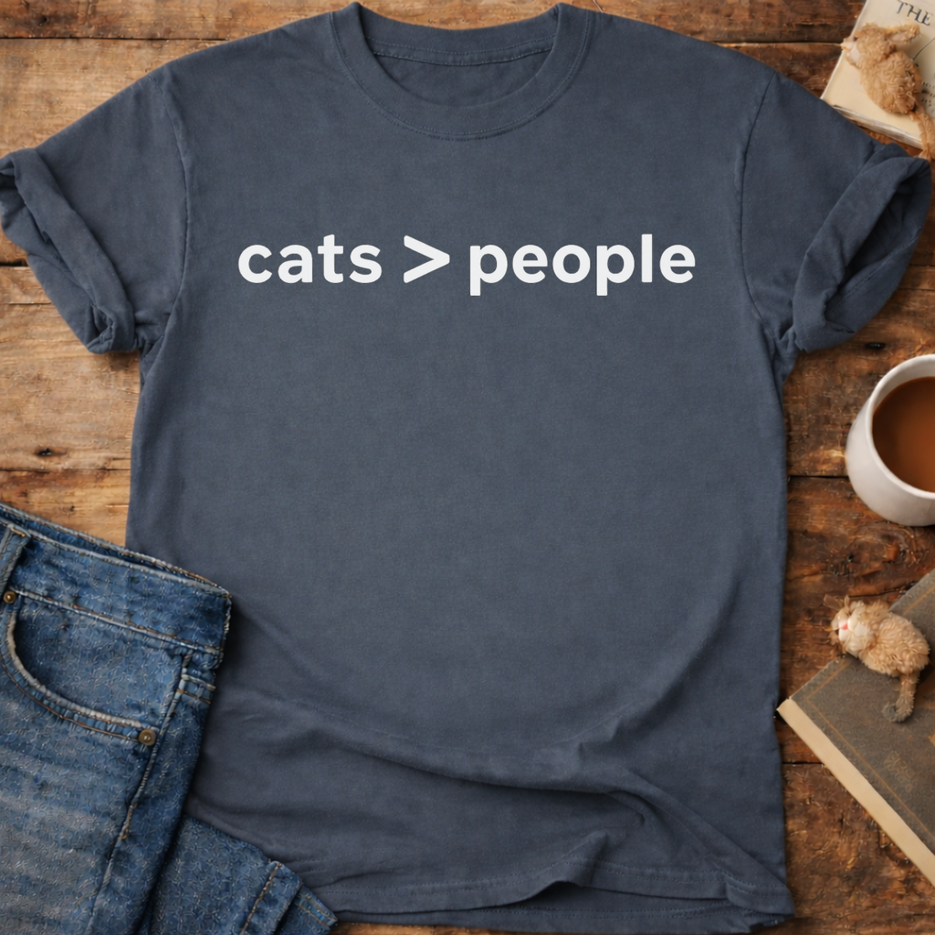 Cats > People T‑Shirt