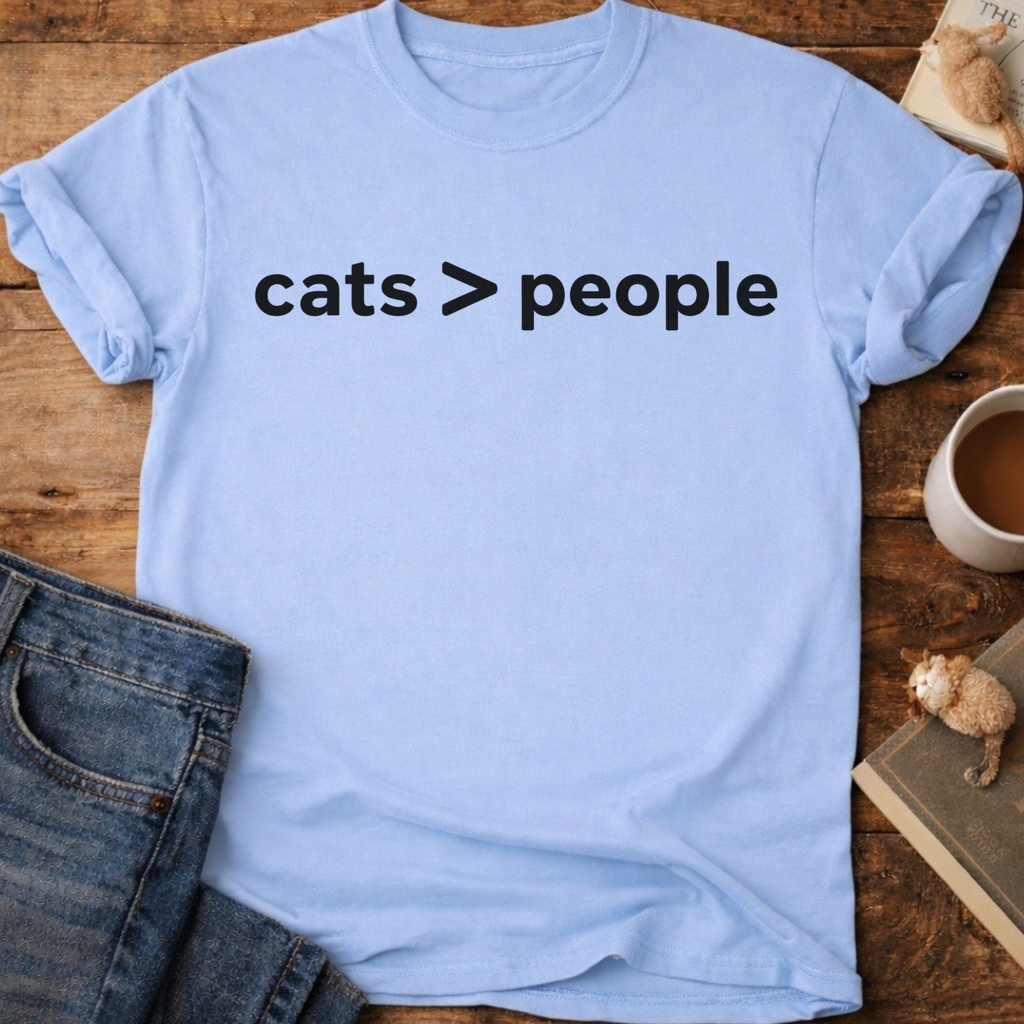 Cats > People T‑Shirt
